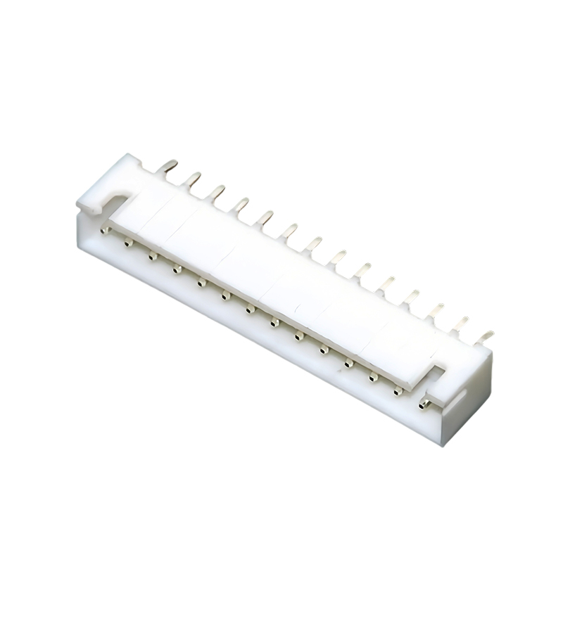 50pc JST XH male Connector Base 180° Wafer pitch= 2.5mm 14P Color=White RoHS